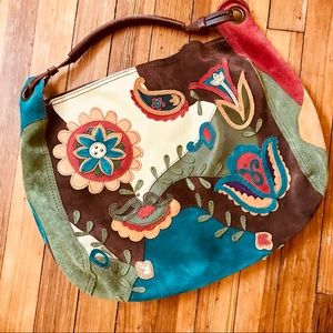 Vintage Lucky Brand limited edition mosaic bag